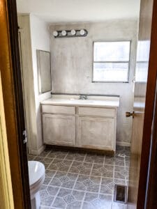 tiny house bathroom renovation before and after photos