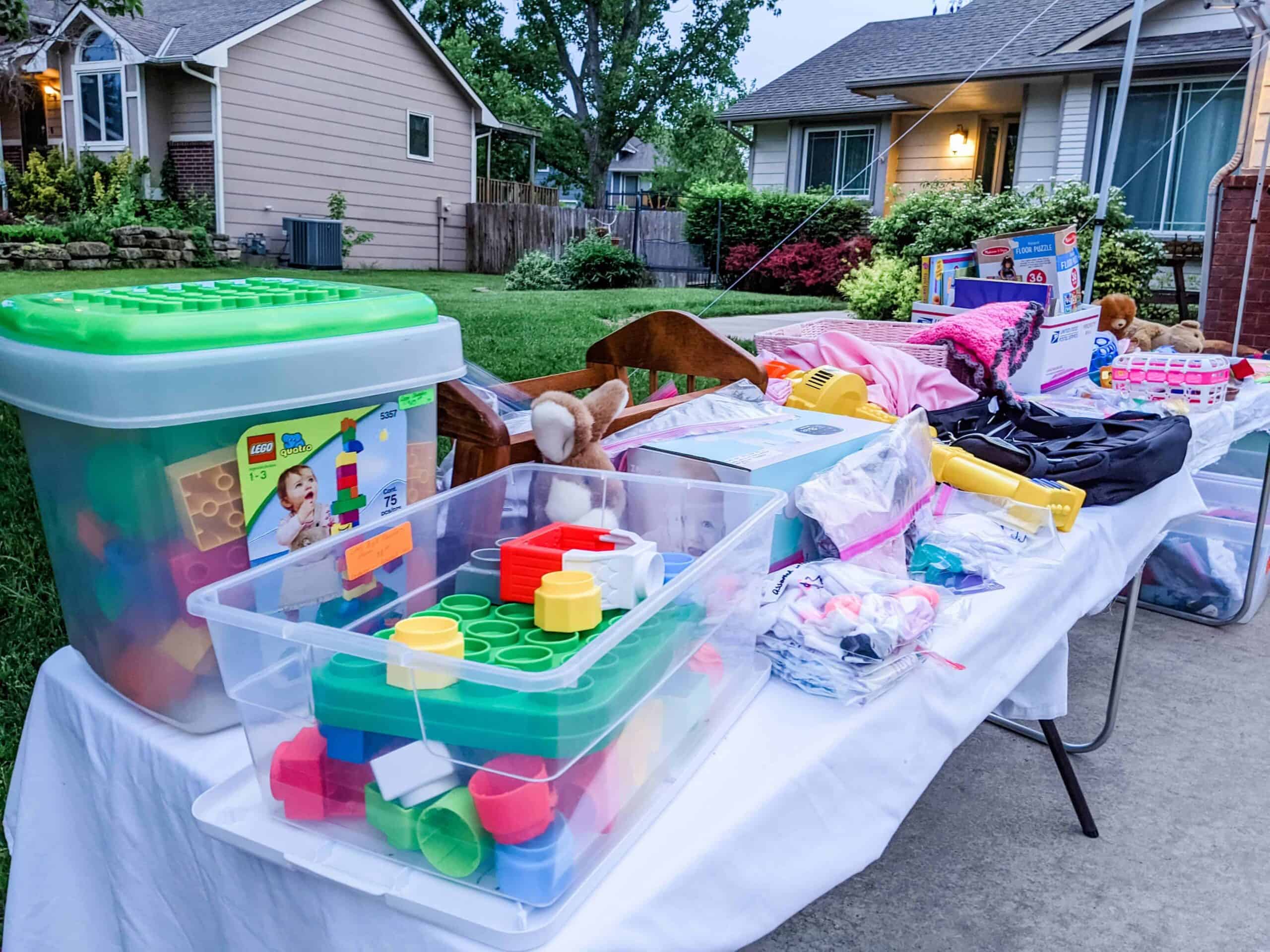 How to Price Kids' Stuff, Toys, and Clothes at a Garage Sale