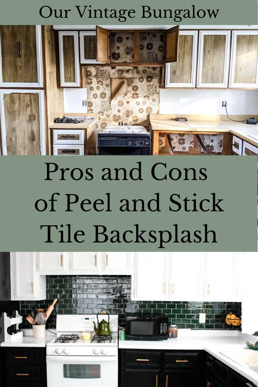 Pros & Cons of Peel and Stick Tiles. Smart? Or not so much?