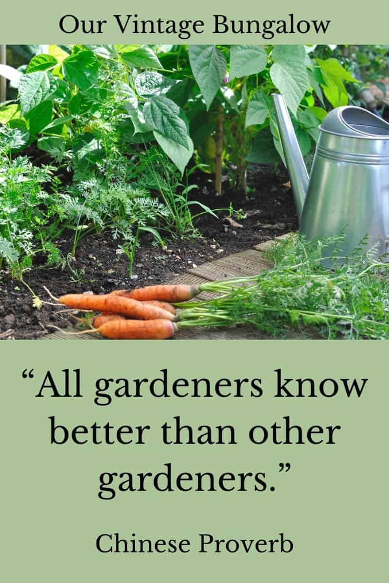 70 Funny & Inspiring Vegetable Gardening Quotes · Our Vintage Bungalow