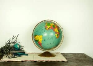 vintage world globe top selling item on etsy