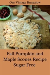 fall pumpkin and maple scones recipe sugar free 2