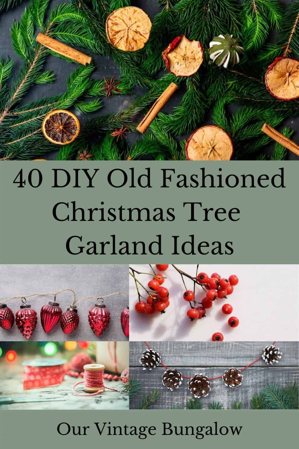 DIY Christmas Tree Garlands