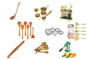 assorted vintage style kitchen utensils found on amazon