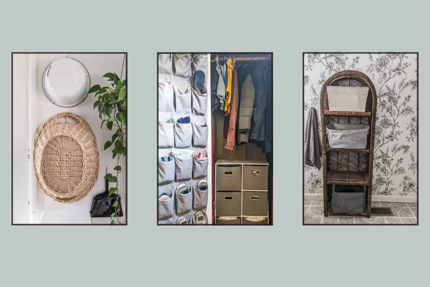 vintage inspired storage ideas for entryways closets and bathrooms