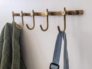 brass towel rack for wall