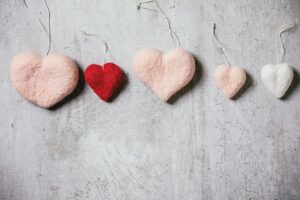 diy valentines day heart charms