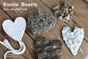 diy valentine leftover craft supply hearts